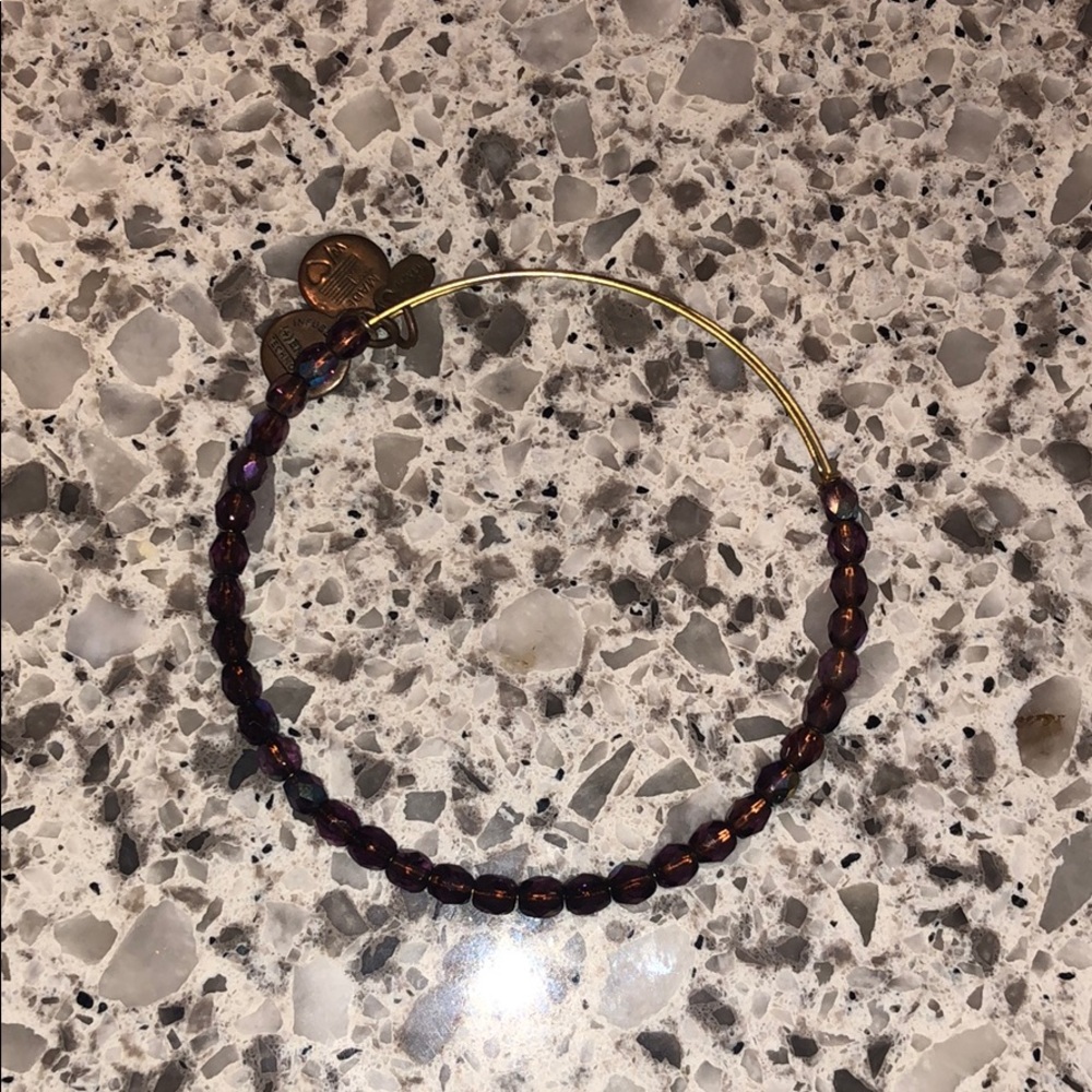 Purple beaded Alex and Ani